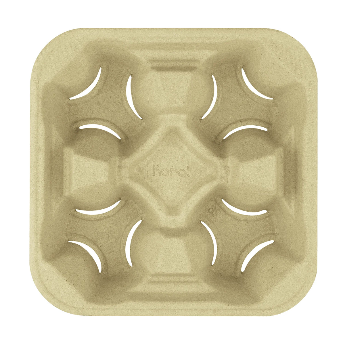 13. Biodegradable Drink Carrier, Holds 4 Cups (8-32 oz) [300ct]