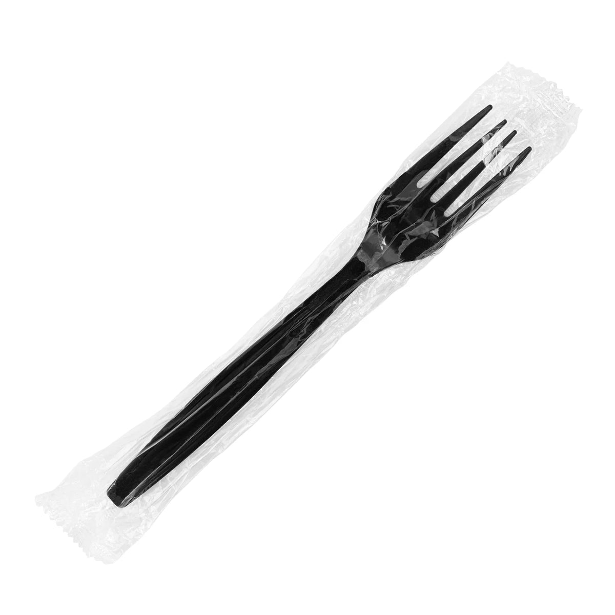 25. Plastic Heavy Weight Forks, Wrapped [1,000ct]
